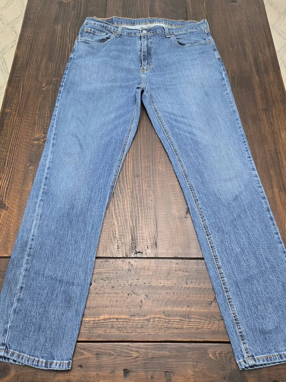Levis 541 Athletic Taper Jeans Mens 36x34 (Fits 36x33) Blue Stretch Denim Pants